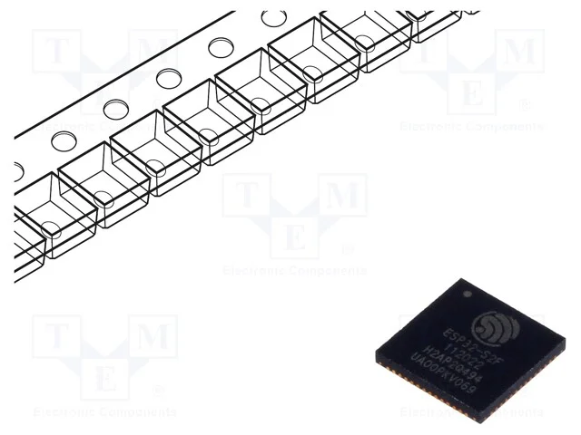 Ic: Soc, Wifi, Smd, Qfn56, 7x7mm, Cifragem: Aes,Hmac,Rng,Rsa,Shs
