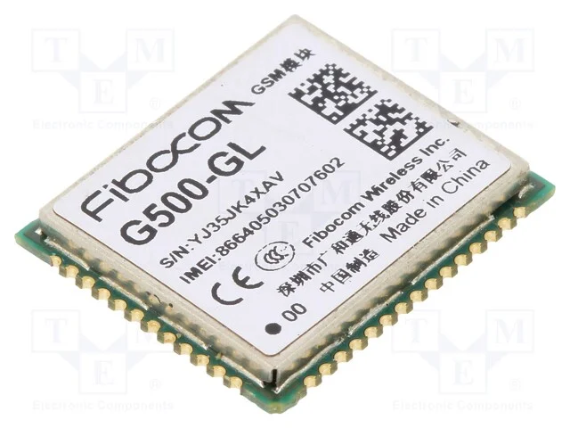 M&oacute;dulo: GPRS/GNSS, Down: 85,6kbps, 2G, LCC68, GPR.