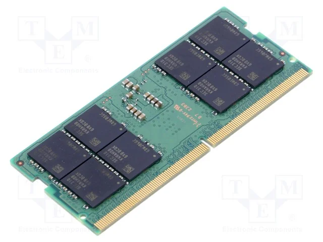 Mem&oacute;ria DRAM, DDR5 SODIMM, 4800MHz, 1,1VDC, indus.
