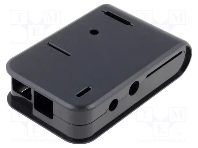 Carca&ccedil;a: para Computador, Raspberry Pi, Abs, Preta, X: 65,5mm