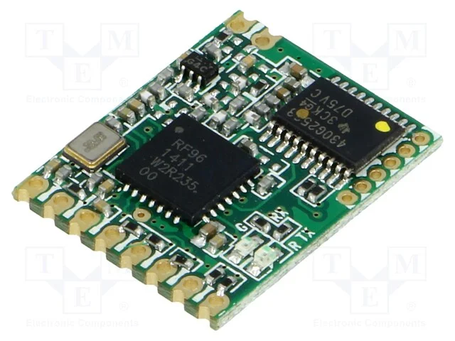 M&oacute;dulo: transceiver, RF, FSK,GFSK,LoRa,OOK, 868MH.