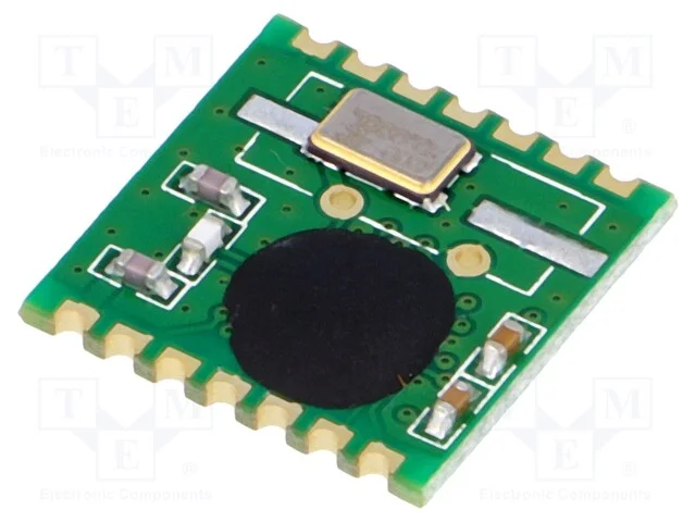 M&oacute;dulo: Rf, Receptor Fm, Fsk, 868mhz, Spi, -109dbm, 2,2&divide;5,4vdc, Smd