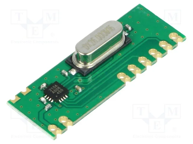 M&oacute;dulo: RF; receptor FM; OOK; 433,92MHz; -108dBm; 1,8&divide;3,6VDC; SMD