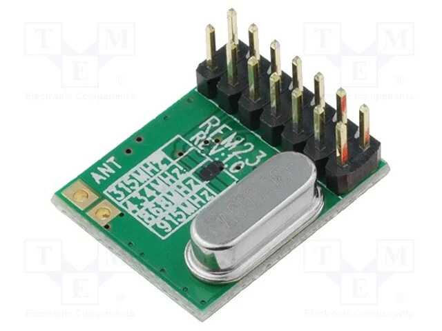 M&oacute;dulo: Rf, Transceptor Fm, Fsk, 868mhz, Spi, -121dbm, 1,8&divide;3,6vdc