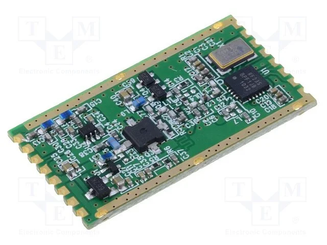 M&oacute;dulo: Rf, Transceptor Fm, Fsk, 868mhz, Spi, -120dbm, 3,3&divide;6vdc