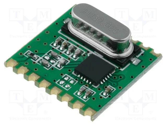 M&oacute;dulo: RF, receptor FM, FSK, 868MHz, SPI, -121dB.