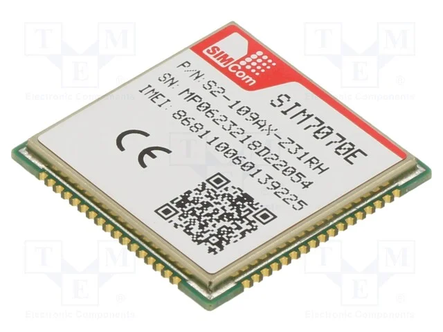 M&oacute;dulo: Lpwa, Smd, Edge,Gnss,Gprs,Lte- M/Nb-Iot,Lte450