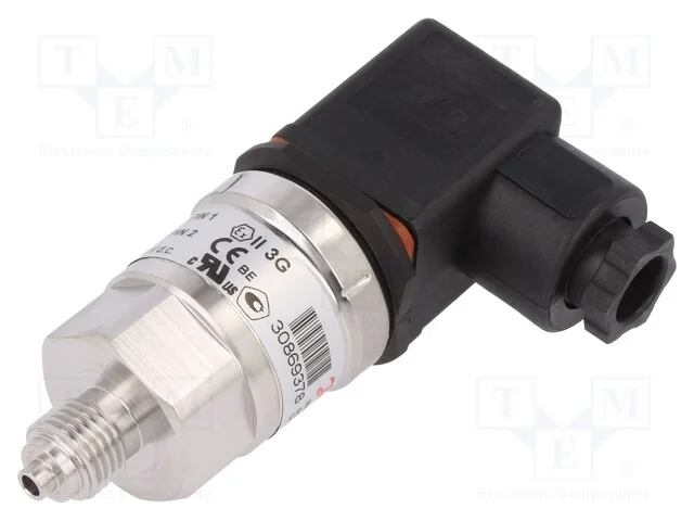 Indutor: de Press&atilde;o, Faixa de Ajuste de Press&atilde;o: 0&divide;1bar, 9&divide;32vdc