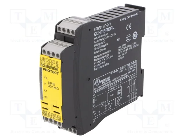 Modulo de automacao rele de seguranca 24VAC 24.