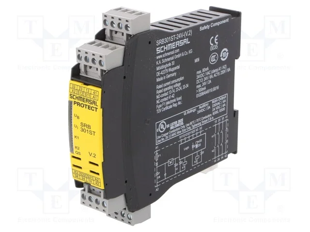 M&oacute;dulo: Rel&eacute; de Seguran&ccedil;a, Srb 301st, 24vac, 24vdc, -25&divide;60c, Ip20