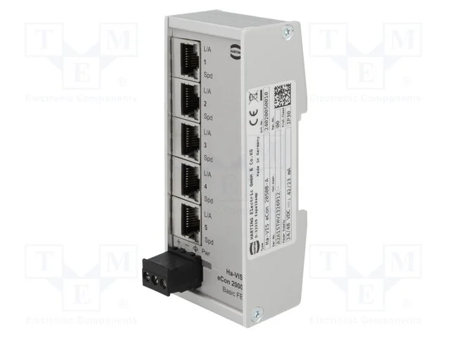 Switch Ethernet, n&atilde;o gerido, N&uacute;mero de portos: 5,.