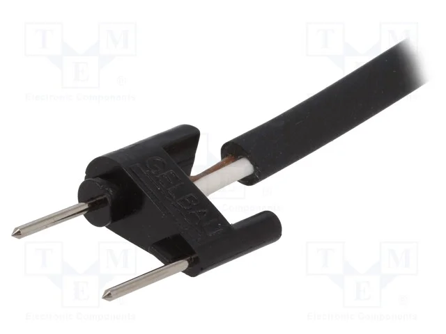 Cabo com Pino, 230vac, 24vdc, -20&divide;55c, 2m, Preta