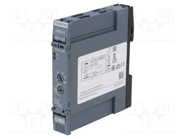 Rel&eacute; temporizado, 0,05s&divide;100h, SPDT, 250VAC/3A, Ut.