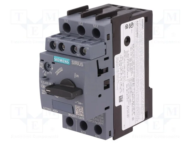 Disjuntor de motor, 4kW, NO + NC, 220&divide;690VAC, par.