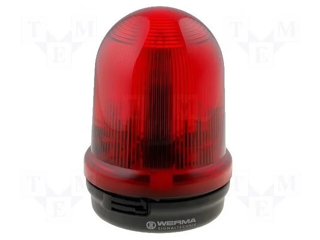 Sinalizador: Luminoso, Ilumina&ccedil;&atilde;o Cont&iacute;nua, Vermelho, 826, Ip65
