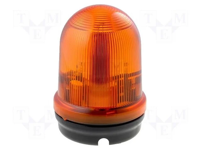 Sinalizador: luminoso, ilumina&ccedil;&atilde;o cont&iacute;nua, amare.