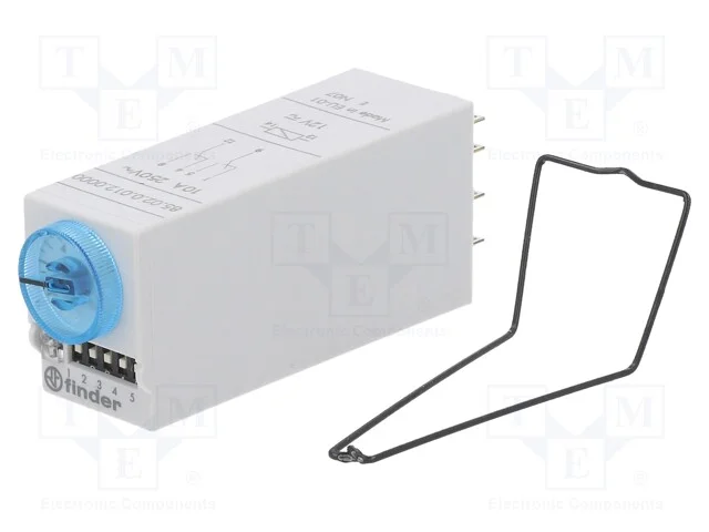Rel&eacute; Temporizado, 0,05s&divide;100h, Dpdt, 250vac/10a, Uten: 12vac, 12vdc