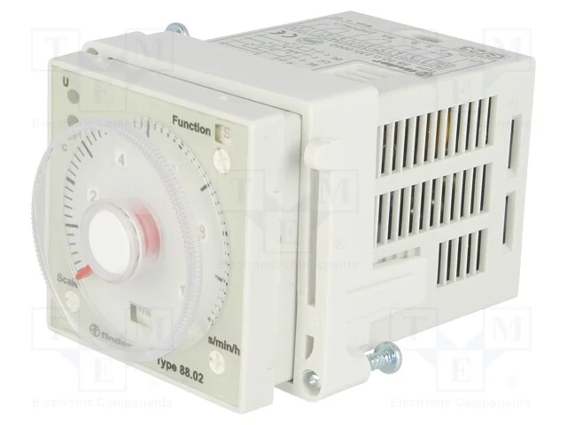 Rel&eacute; Temporizado, 0,05s&divide;100h, Dpdt, 250vac/5a, Uten: 24&divide;230vac