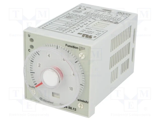 Rel&eacute; Temporizado, 0,05s&divide;100h, Dpdt, 250vac/5a, Uten: 24&divide;230vac