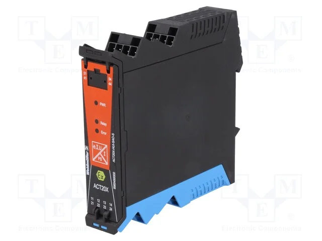 Indutor: de Sinais Anal&oacute;gicos, para Trilho Din, 19,2&divide;31,2vdc