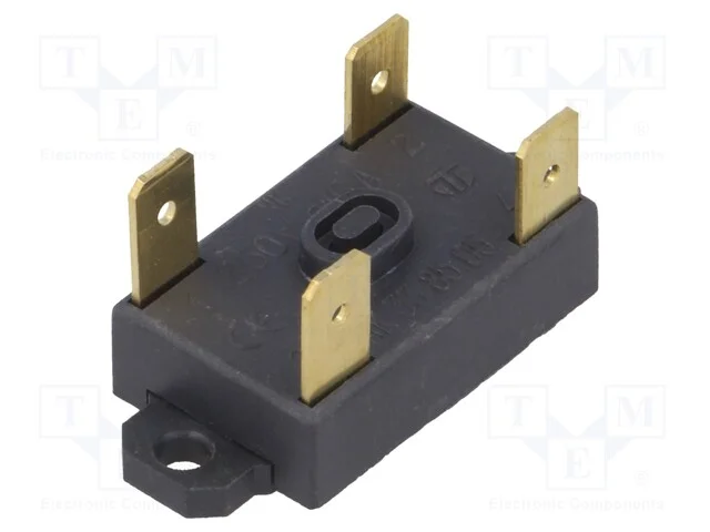 Sensor: termostato, NC x2, 85C, 16A, 250VAC, cone.
