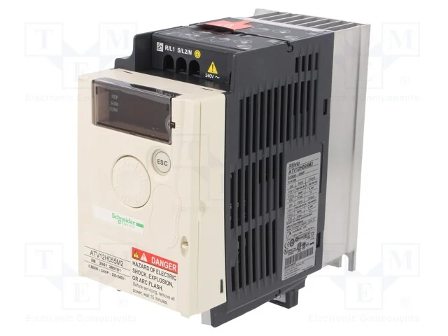Inversor, Pot&ecirc;ncia M&aacute;x.Do Motor: 0,55kw, Uten: 200&divide;240vac, Ip20