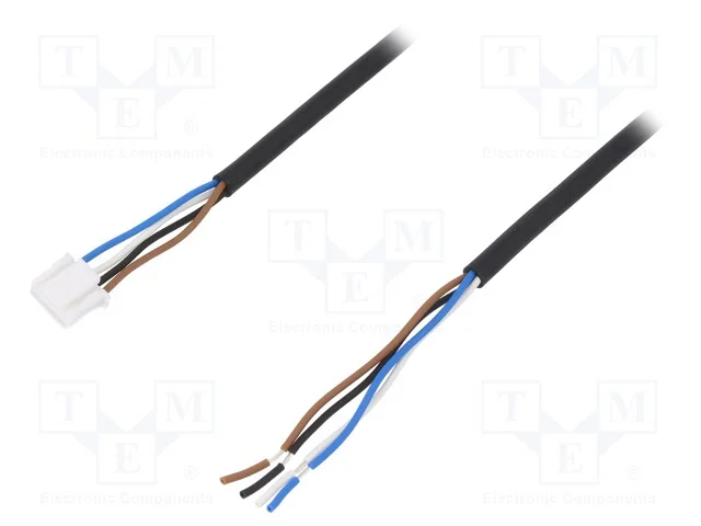 Cabo: paras sensores; PIN: 4; CN-14A; Compr: 2m; PM-65; PVC; 0,2mm2