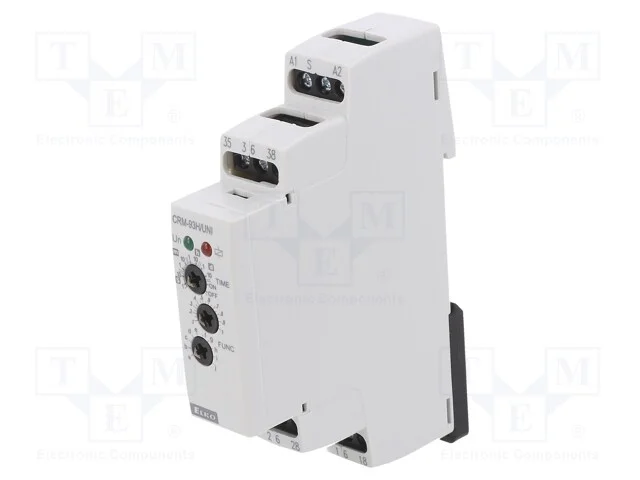 Rel&eacute; Temporizado, 0,1s&divide;10dias, Spdt X3, 250vac/8a, 12&divide;240vdc
