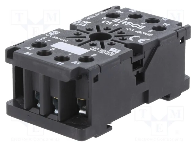 Acess.Para Rel&eacute;s: Base, Pin: 8, No Painel,Para Trilho Din