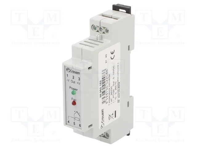 Indutor: de Temperatura, 24vdc, Out 1: 0&divide;10vdc, In 1: Pt100