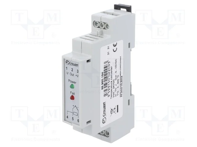 Indutor: de Temperatura, 24vdc, Out 1: 0&divide;10vdc, In 1: Termopar J