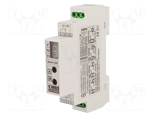 Rel&eacute; temporizado, &Acirc;mbito: 0,01s&divide;100h, NO x2, 24&divide;2.