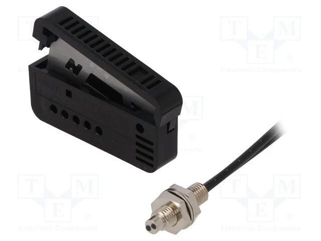 Sensor: fibra &oacute;tica, Cobertura: 0&divide;0,2m, Como func.