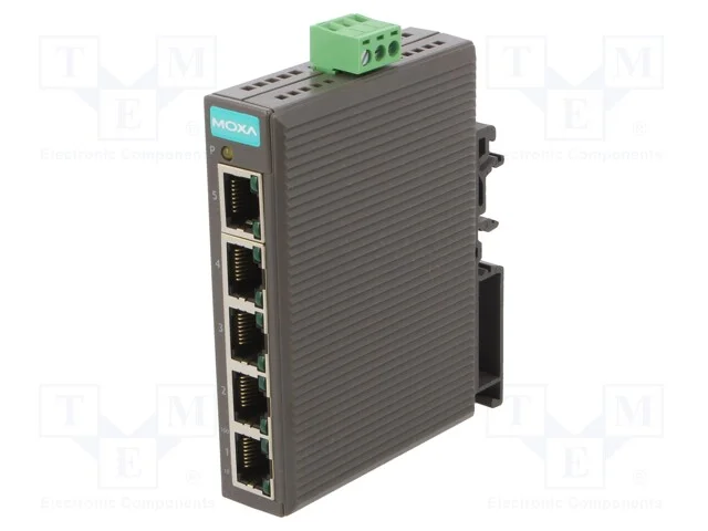 Switch Ethernet, N&atilde;o Gerido, N&uacute;mero de Portos: 5, 12&divide;48vdc, Rj45