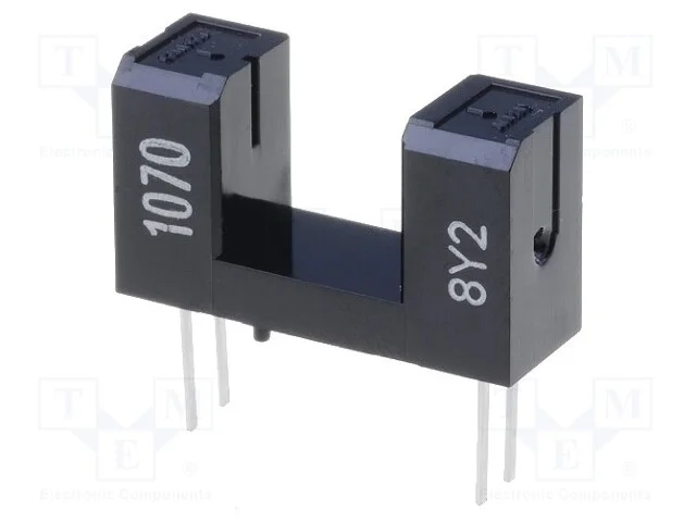 Sensor: Fotoel&eacute;ctrico, Transmissor-Recetor (Ranhura), Dark-On