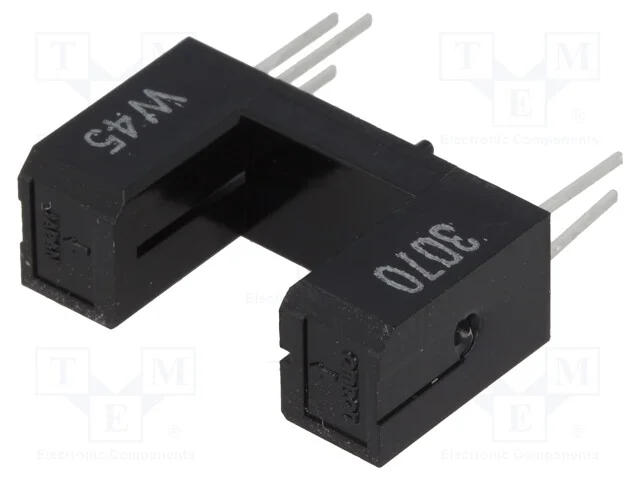 Sensor: Fotoel&eacute;ctrico, Transmissor-Recetor (Ranhura), Dark-On