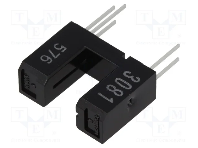 Sensor: Fotoel&eacute;ctrico, Transmissor-Recetor (Ranhura), Dark-On