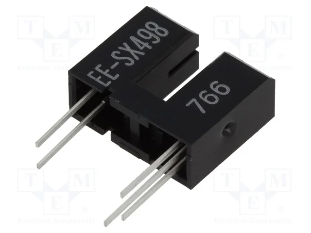 Sensor: Fotoel&eacute;ctrico, Transmissor-Recetor (Ranhura), Light-On