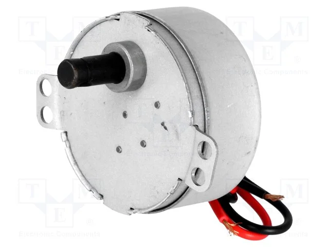 Motor: AC, s&iacute;ncrono, 4W, 220/240VAC, 2,5rot./min,.