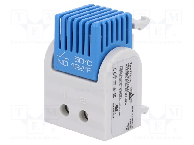 Sensor: Termostato, No, Topen: 40c, Tclos: 50c, 5a, 250vac, +7c