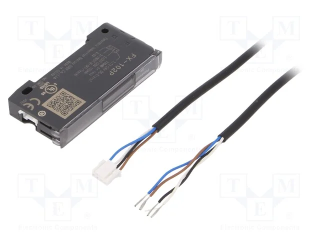 Sensor: amplificador de fibra &oacute;tica, PNP, Conex&otilde;e.