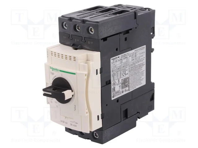 Disjuntor de Motor, 18,5kw, 230&divide;690vac, para Trilho Din, Ip20