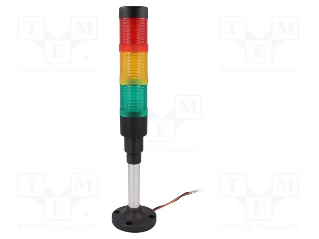 Sinalizador: Coluna de Sinaliza&ccedil;&atilde;o, Led, 24vdc, 24vac, Hbjd-40