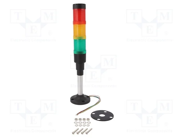 Sinalizador: Coluna de Sinaliza&ccedil;&atilde;o, Led, 24vdc, 24vac, Hbjd-40