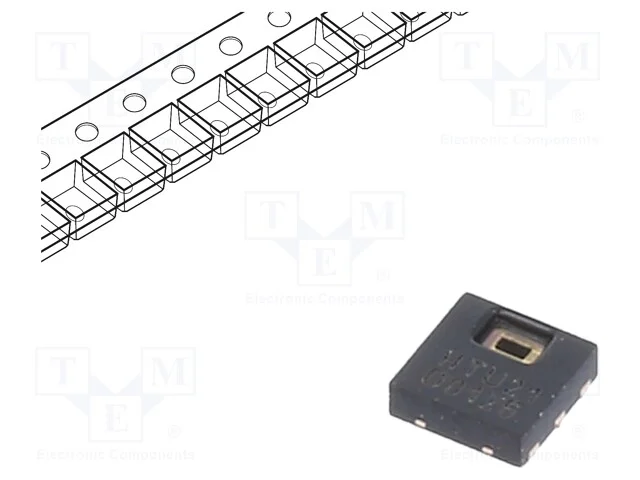 Sensor: Temperatura e Humidade, 0&divide;100%Rh, -40&divide;125c, 1,5&divide;3,6vdc