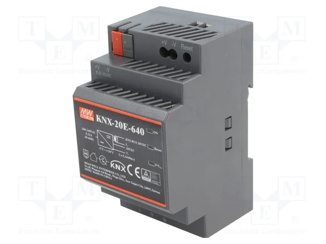 Alimentador: Knx / Eib, Knx-20e, para Trilho Din, 180&divide;264vac