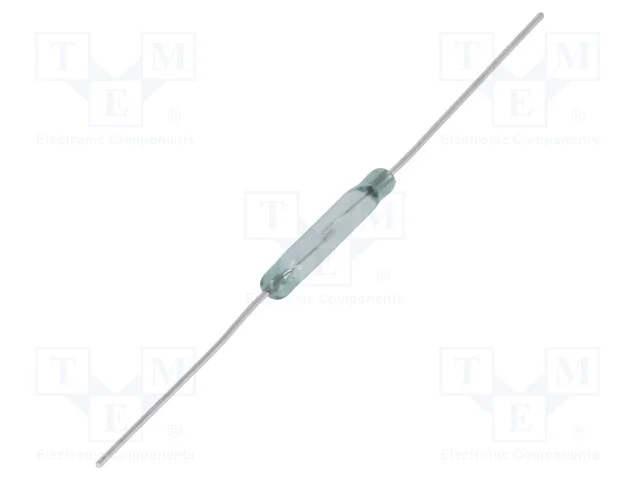 Reed switch, Escala: 10&divide;15AT, Pconex: 10W, 2x10mm.