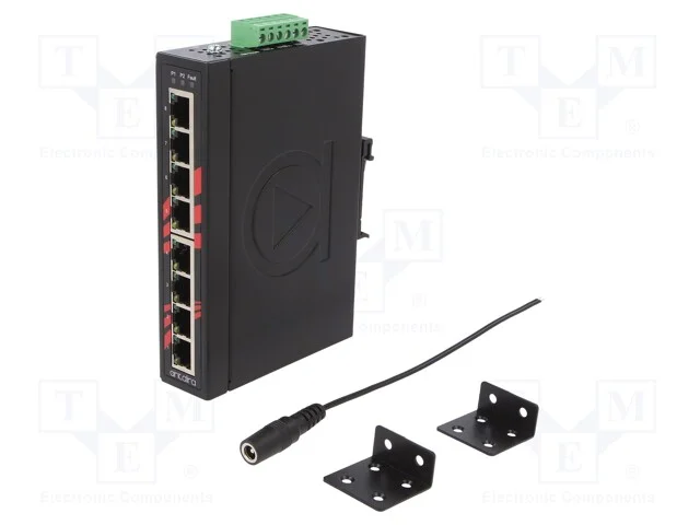 Switch Ethernet, N&atilde;o Gerido, N&uacute;mero de Portos: 8, 12&divide;48vdc, Rj45