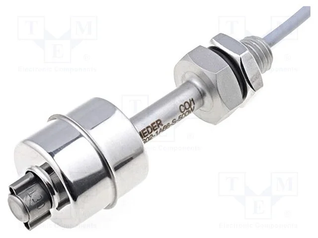 Sensor: N&iacute;vel de L&iacute;quido, -30&divide;80c, Out: Spst-No, Fio 0,5 M, 0,5a