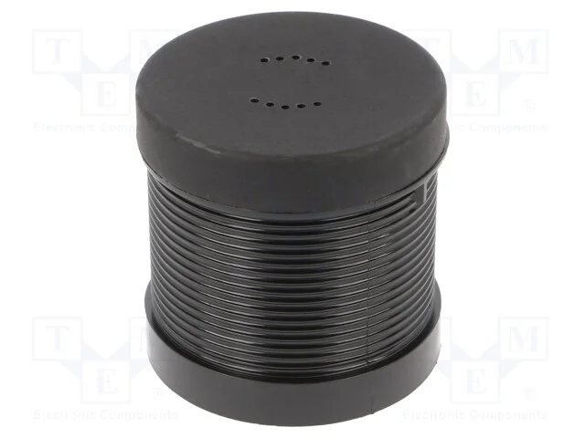 Sinalizador: Sonoro, Preta, 24vdc, N&iacute;vel de Som: 90db, Ip33, Lt70